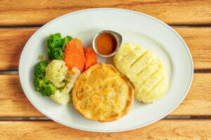 Beef and Guinness Pie.
